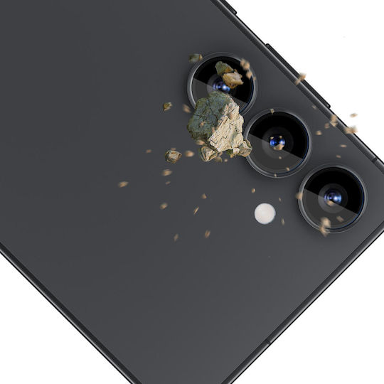 3MK Kameraschutz Gehärtetes Glas Black für das Samsung Galaxy S25