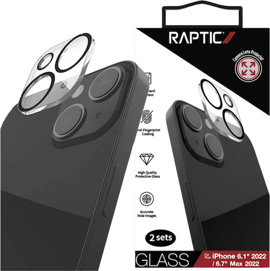 X-Doria Raptic Camera Protection Tempered Glass Transparent for the iPhone 14 / 14 Plus