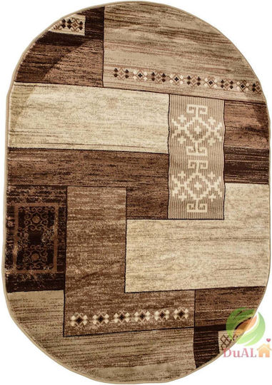 Teppich Rechteckig Synthetisch,Polyester/Cotton/Leather Brown
