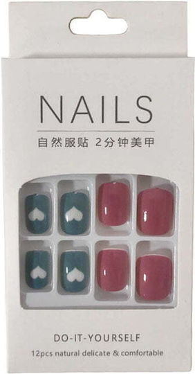Αυτοκόλλητα Νύχια Σε Διάφορα Σχέδια - Press-on Fake Nails