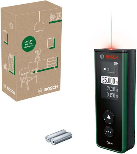 Bosch Laser Distance Meter ZAMO with Range up to 25m