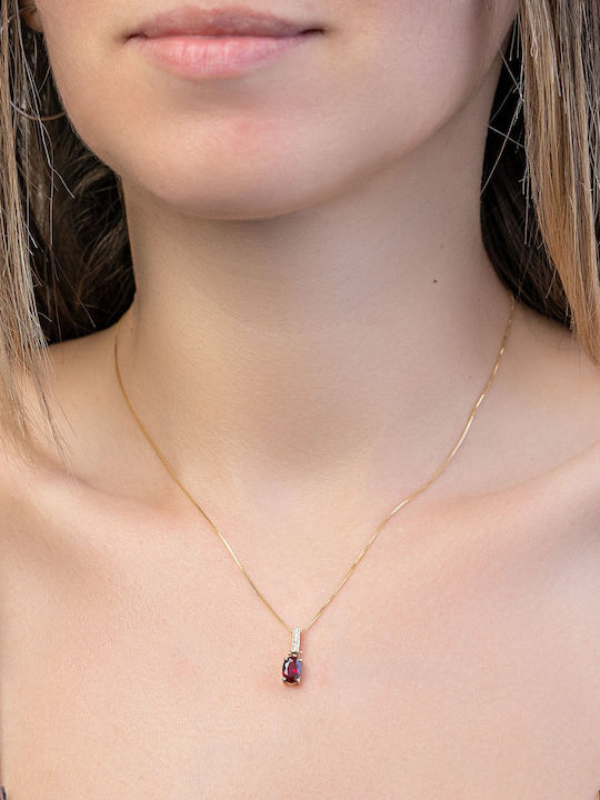 Kiriakos Gofas Halskette aus Vergoldetem Gold 18K Kiriakos Gofas Halskette aus Vergoldetem Gold 18K
