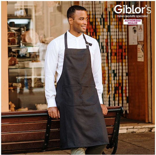 Giblor's Șorț Barista / Barman Corp întreg Zante Negru