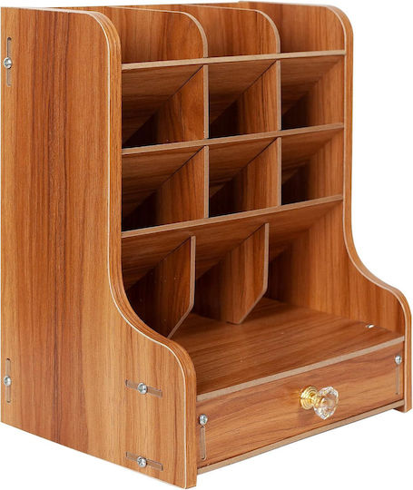 Multifunctional Wooden Office Organizer Drawer 20x15x25 cm