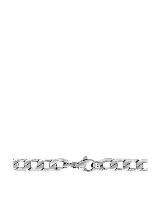 Kiriakos Gofas Chain Neck made of Steel Thin Thickness 2.2mm