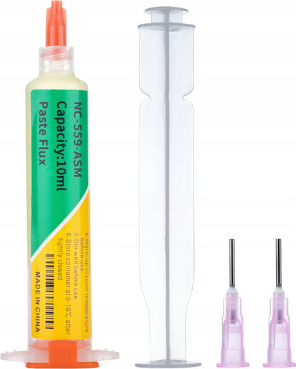 Rosfix Флюс В Спринцовка Nc-559-asm+ Паста За Запояване Течен Припой Xg-30 16g