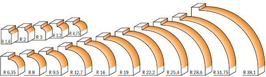 CMT Cutter Bit 12.7mm x 12.7mm with Bearing