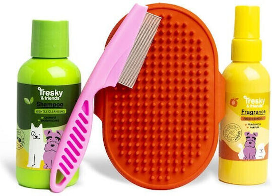 Geschenkset Pet Martinelia Tresky & Friends Kamm Bürste 4 Stücke