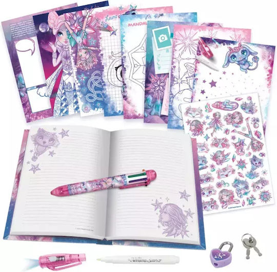 Nebulous Stars Secret Diary-Estrelia Тетрадка с Ключалка Лилав