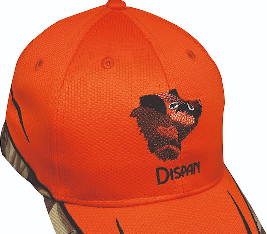 Dispan Dispan Wild Boar Jockey Hunting Hat Orange 610