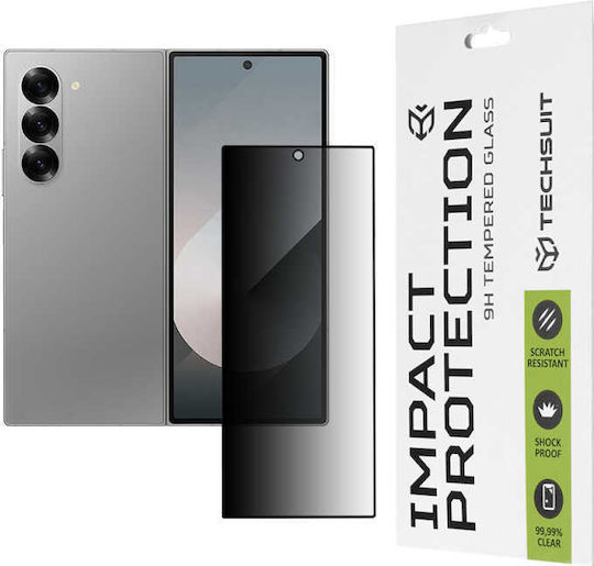 Techsuit 111D Full Glue Privacy Full Face Tempered Glass Μαύρο (Galaxy Z Fold7)