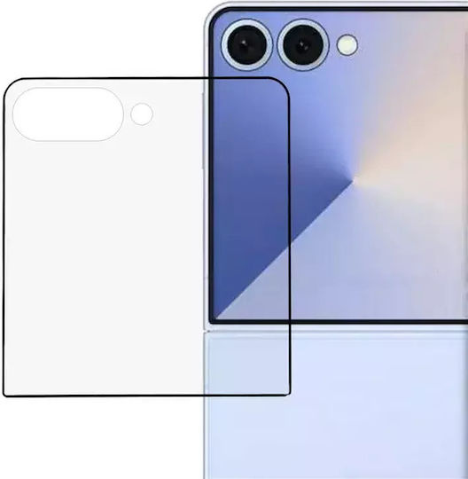 Techsuit 0.33mm Full Glue Full Face Tempered Glass Black (Samsung Galaxy Z Flip7 - Techsuit)