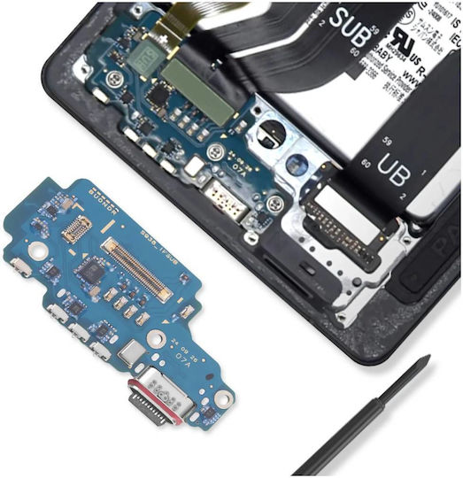 Clappio USB-C Charging Connector Galaxy S25 Ultra SIM Reader Blue