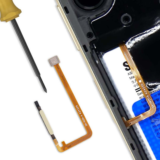 Clappio Fingerprint Reader Repair Part Samsung Galaxy A56 Gold