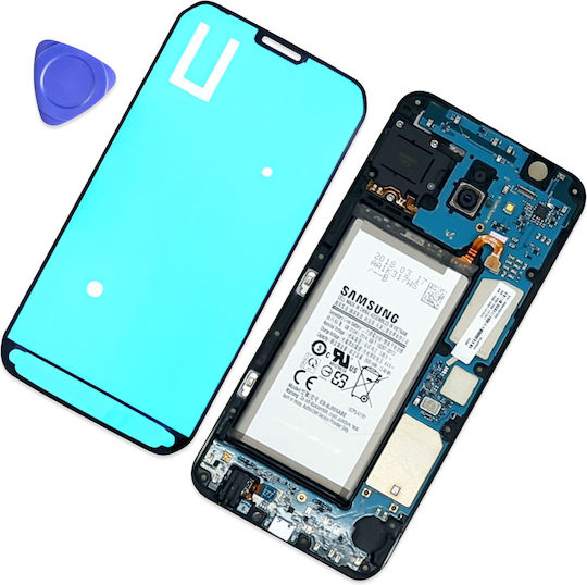 Clappio Adhesive Lcd Screen Samsung Galaxy A6 Plus Blue