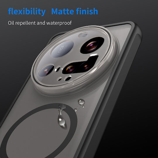 Techsuit Halofrost Ii Magsafe Umschlag Rückseite Silikon / Kunststoff Schwarz (Xiaomi 15 Ultra)