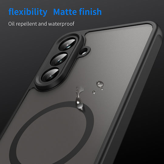 Techsuit Halofrost Ii Magsafe Umschlag Rückseite Kunststoff Schwarz (Galaxy A56)