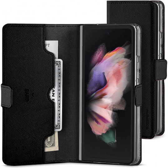 Mercury Diary Book Leather / Synthetic Leather / Plastic Black (Samsung Fold 3 (Samsung))