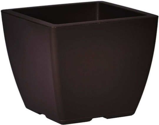 Vaze Pentru Plante Pătrat 21x21x17cm 5lt Plastic Bronz România