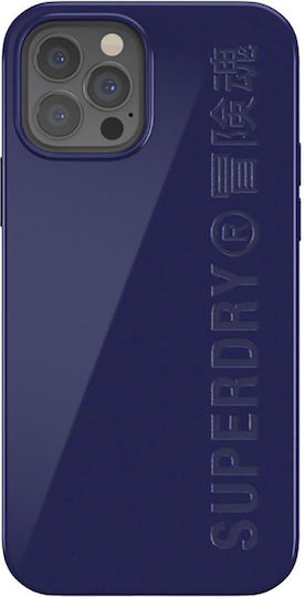 Superdry Snap Back Cover Πλαστικό Navy Μπλε (iPhone 12 / 12 Pro)
