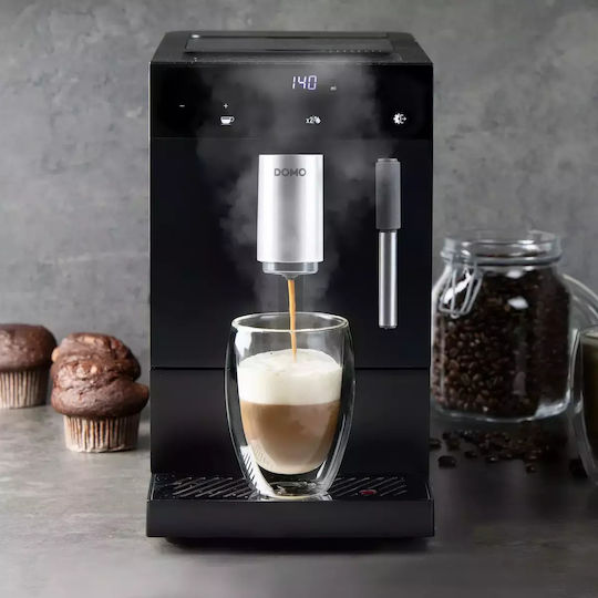 Domo Automat de Espresso 1350W Presiune 19bar Neagră DO1150K