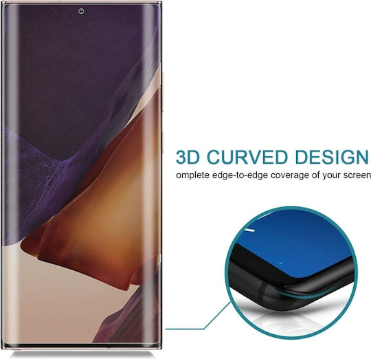 Confidențialitate Full Face Tempered Glass Negru (Galaxy Note 20 Ultra ) MPSG1244