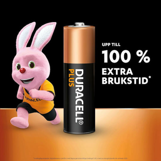 Duracell Plus Alkaline Batterien AA 1.5V 8Stück