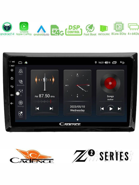 Bizzar Auto-Audiosystem für Volkswagen Käfer 2004-2010 (Bluetooth/USB/WiFi/GPS/Apple-Carplay/Android-Auto) mit Touchscreen 9"