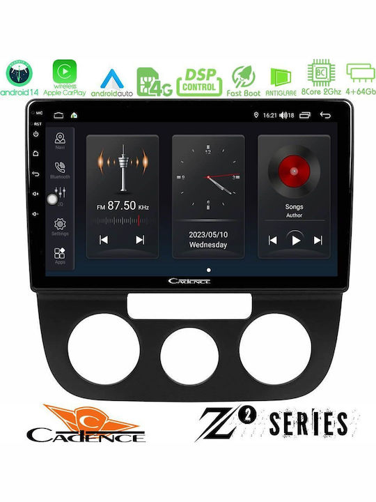 Bizzar Car Audio System for Volkswagen Jetta 2011 2018 (Bluetooth/USB/WiFi/GPS/Apple-Carplay/Android-Auto) with Touch Screen 10"