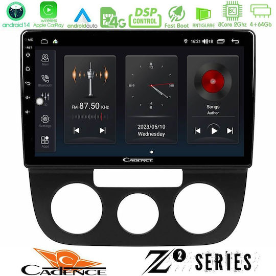 Bizzar Car Audio System for Volkswagen Jetta 2011 2018 (Bluetooth/USB/WiFi/GPS/Apple-Carplay/Android-Auto) with Touch Screen 10"