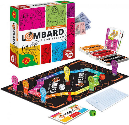 Board Game Pawnshop: Life as Collateral (Lombard) for 2-6 Players 12+ Years Old (PL) Alexander Toys