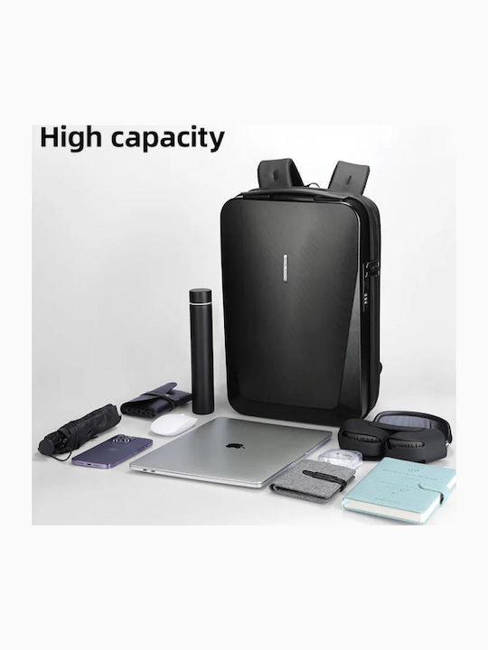 Rucsac Antifurt Mark Ryden Impermeabil cu Lacăt TSA Port USB și Micro USB Compatibil cu Laptop de 17,3 Inch și Tabletă de 12,9 Inch Material Oxford Carcasă Dura ABS Fluier Integrat în Cataramă Negru