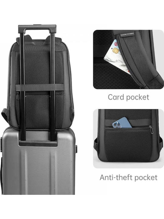 Mark Ryden Rucsac Compatibil cu Laptop de 17,3 Inch Tabletă de 11 Inch 20l Port Usb Complet Impermeabil Buzunar Antifurt Unisex Ergonomic Negru