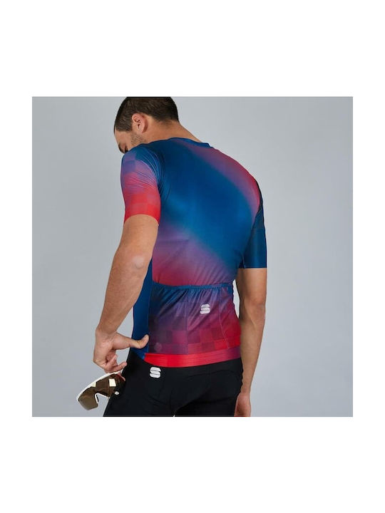 Sportful ROCKET Ανδρική Κοντομάνικη Μπλούζα Ποδηλασίας Μπλε