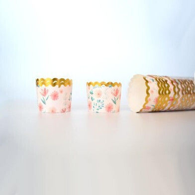 Caramel Papers for Cupcakes Paper 6x6cm 25pcs