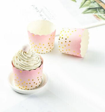 Καραμελόχαρτα για Cupcakes Χάρτινα 6x6cm 25τμχ