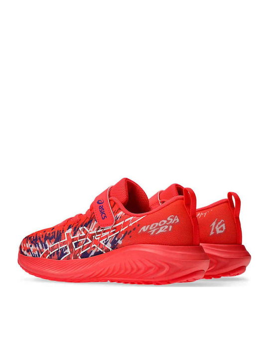 Gel-noosa Tri 16 Ps Kids Sports Shoes Running with Hoop & Loop Closure Red