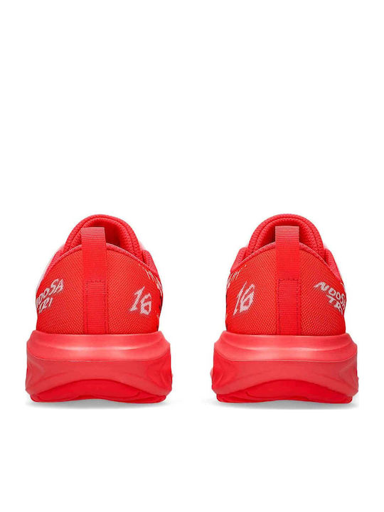 Gel-noosa Tri 16 Ps Kids Sports Shoes Running with Hoop & Loop Closure Red