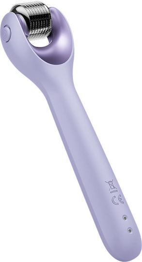 Geske Microneedle 9 in 1 Roller Προσώπου από Ροζ Χαλαζία Purple 1τμχ