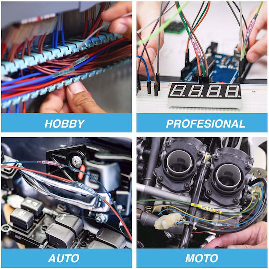 Conectori Termocontractibili din Silicon Rezistenți la Apă cu Adeziv Rată de Contractie 3:1 Separator Integrat Etanșare Marină Rezistentă la Apă 200 Bucăți Onuvio