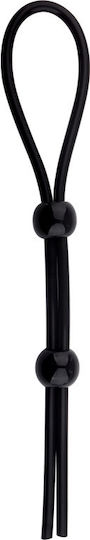 Black Adjustable Penis Ring Black M