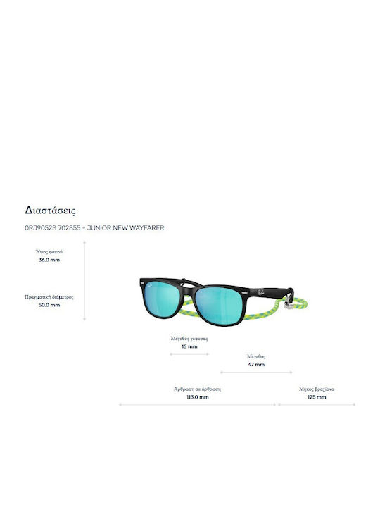Ray Ban Wayfarer Kinder-Sonnenbrillen Burgundische