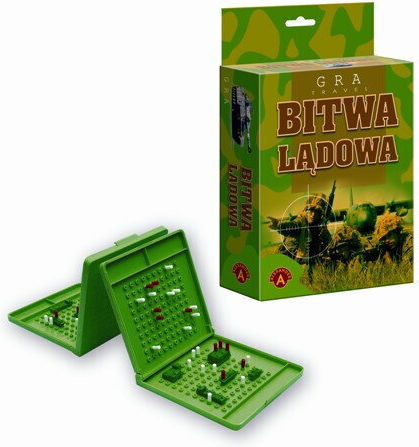 Board Game Land Battle Travel (Bitwa Lądowa) for 2 Players 5+ Years Old (PL) Alexander Toys