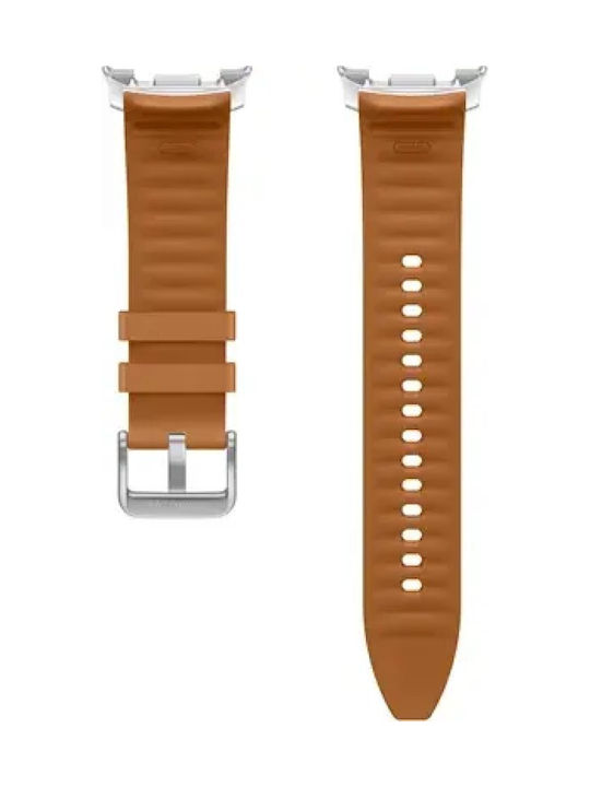Samsung Λουράκι Δερμάτινο Καφέ (Galaxy Watch 8 / 8 Classic)