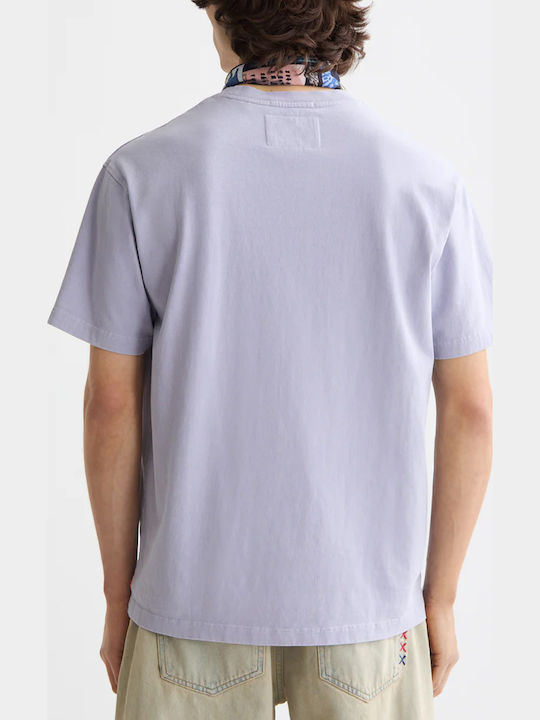 Scotch & Soda Artwork Tricou Languid Lavender