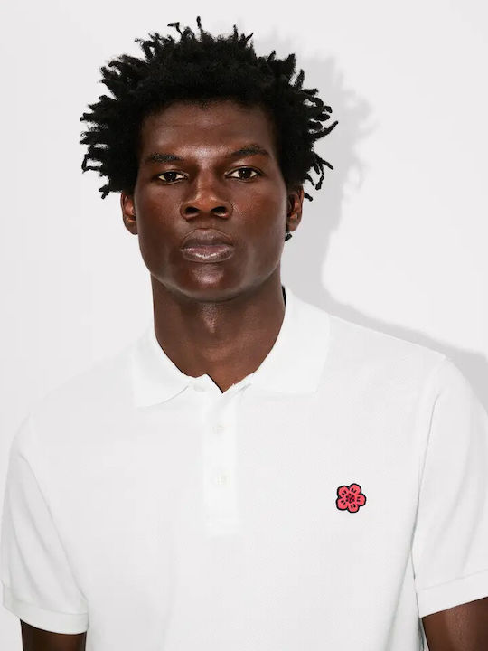 'boke Flower' Polo Μπλούζα Κοντομάνικη Off White