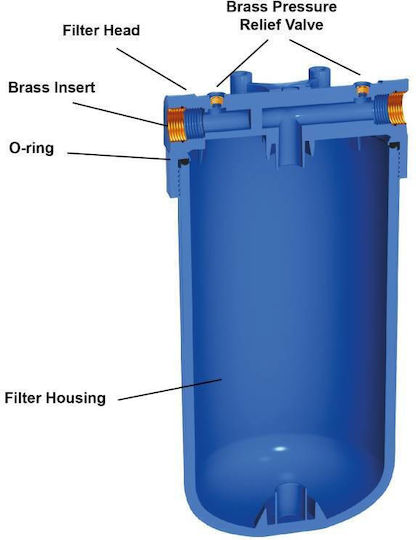 Aqua Filter Wasserfiltrationssystem Zentrale Versorgung Durchmesser 1'' BBF312