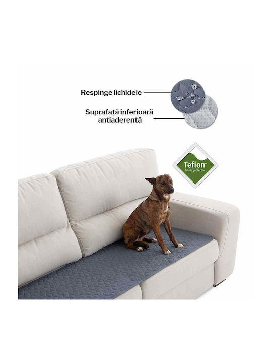 Sofazip Topper Impermeabil Husă Elastică Canapea cu cinci locuri Roșu 65x240cm 1buc