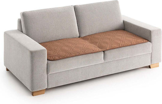 Sofazip Topper Еластичен Калъф За 4-местен диван Brown 65x200см 1бр