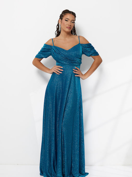 RichgirlBoudoir Dress for Wedding / Baptism Petrol Blue 41061_0101 |  Skroutz.mt